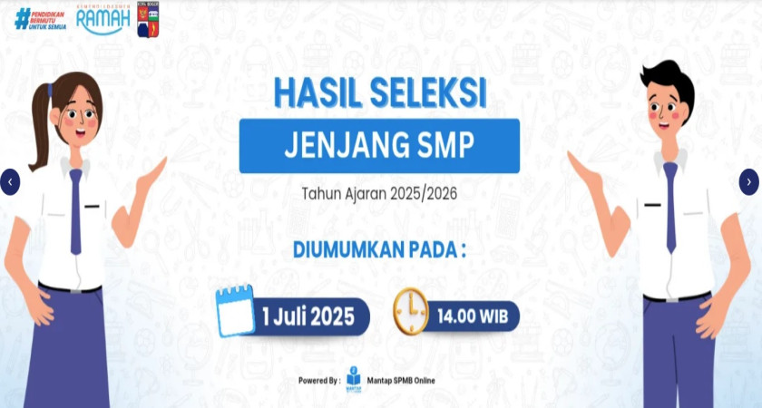 PENGUMUMAN JADWAL DAFTAR ULANG SMP NEGERI 4 BOGOR